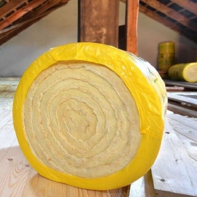 Schalldichtes Fiberglas-Wollisolierungs-Rollenmaterial-einfaches Ende