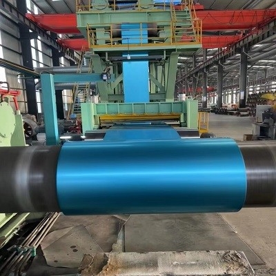 Vorlackierte verzinkte Stahlspule / PPGI / lackierte Stahlspule G550 1219 mm Breite