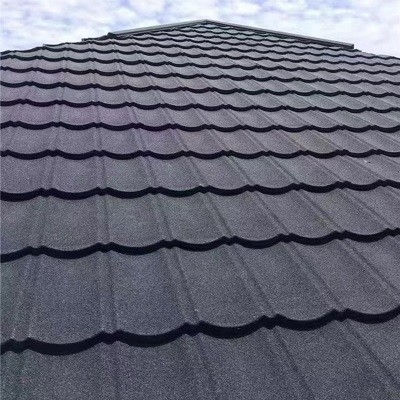 1340 mm x 420 mm Farbsteinbeschichteter Stahl Dachziegel/Blätter für Haus