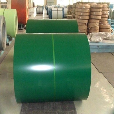 Grüne Farbe-0.4mm 0.5mm vorgestrichene Galvalume-Stahlspule volles hartes SGCC für Deckung