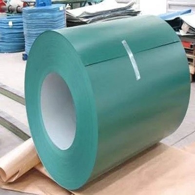 Grüne Farbe-0.4mm 0.5mm vorgestrichene Galvalume-Stahlspule volles hartes SGCC für Deckung