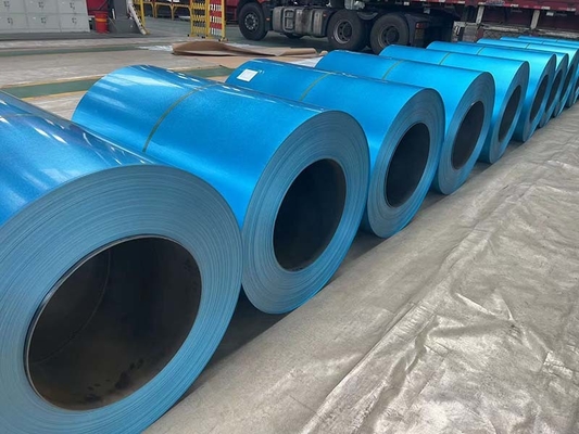 Blaue SGLCC Galvalume Stahlspule mit Fingerabdruckbehandlung für Dachdecken