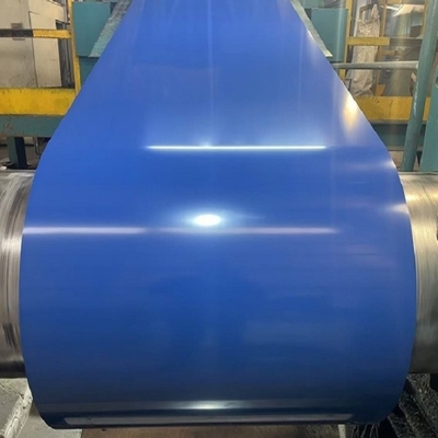 Warmgetränkte, farblich beschichtete, galvanisierte Stahlspulen
