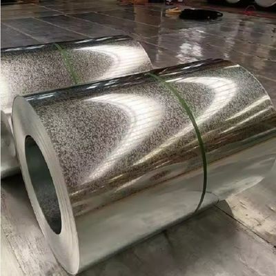 SGCC Verzinkte Stahlspirale JISG3302 G550 GI Beschichtete Stahlplatte