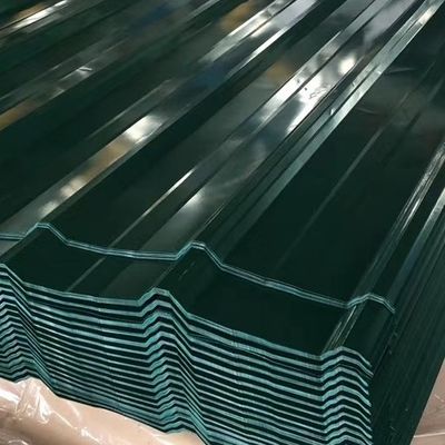 Blaue Farbe G550 680mm beschichtete vorgestrichene Galvalume Stahlspulen-Deckung