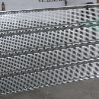 0.12mm Galvalume-perforiertes Stahlblatt G300 setzte Flitter herab