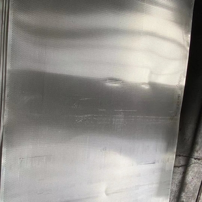 1.0mm Stärke-kerbte Dekoration galvanisiertes Pasteten-Quadrat-Loch Aluminiumblatt