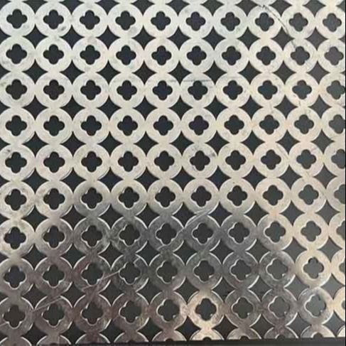 0.8 mm Dicke Aluminiumperforierte Platte / Aluminiumperforierte Bleche für den Bau