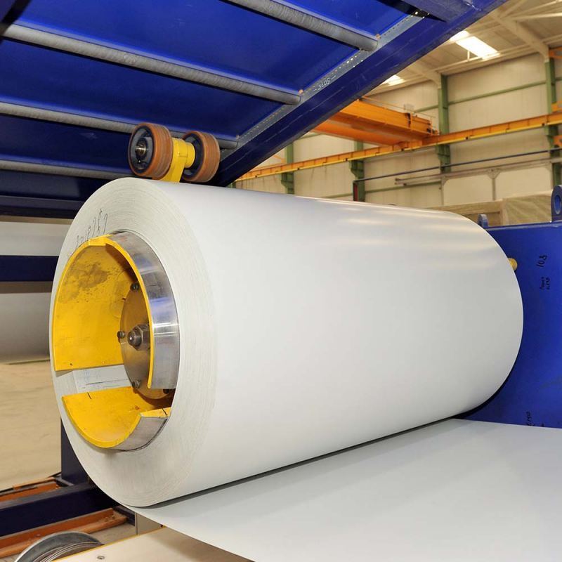 JIS G3312 vorgefärbte Galvalum-Stahlspule 0,6 mm Dicke für Architektur