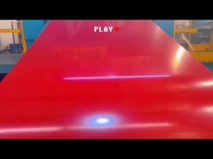 PPGL/PPGI Stahlspülchen Kirschrot AFP AKZO & PE FARBE AZ80-AZ180G/m2