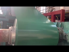 PPGL JISG3322 Stahlspule Weiße PE-Beschichtung 600-1250mm AZ50 Zink