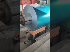 Blaue Galvalume Stahlstreifen Schneiden Verfahren