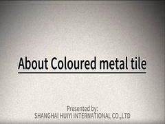 Einführung von farbigen Metallfliesen