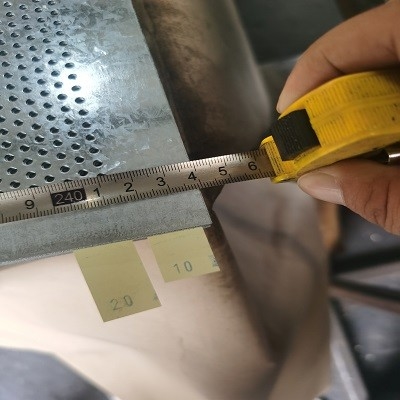 Überzogene perforierte AluminiumBlechtafel 10mm - 2500mm für Bau