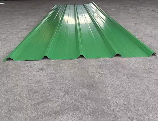 0.6mm Wellstahlblech Weiß Grün SGCC für Dachbleche