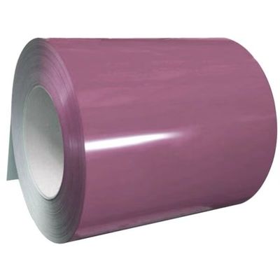 Z275 Vorgefärbte galvanisierte Stahlspule / Blattfarbbeschichtete Stahlspule