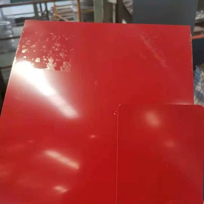 Beschichtete PPGI Stahlspule JIS G3322 PVDF SMP Farbe Identifikation 610MM