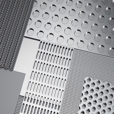 4mm Stärke Diamond Hexagonal Aluminum Perforated Sheet dekorativ