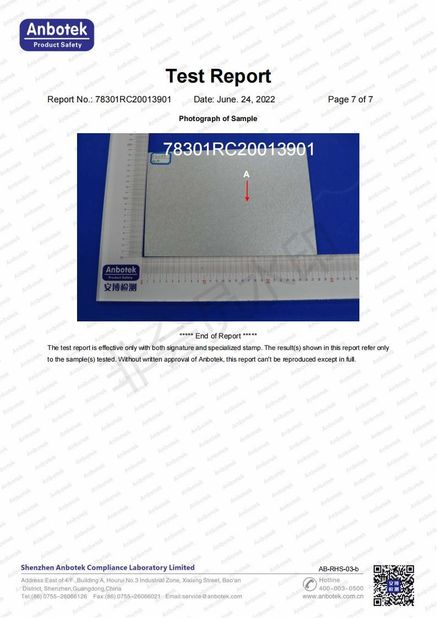 CHINA Shanghai Huiyi International Co., Ltd. zertifizierungen